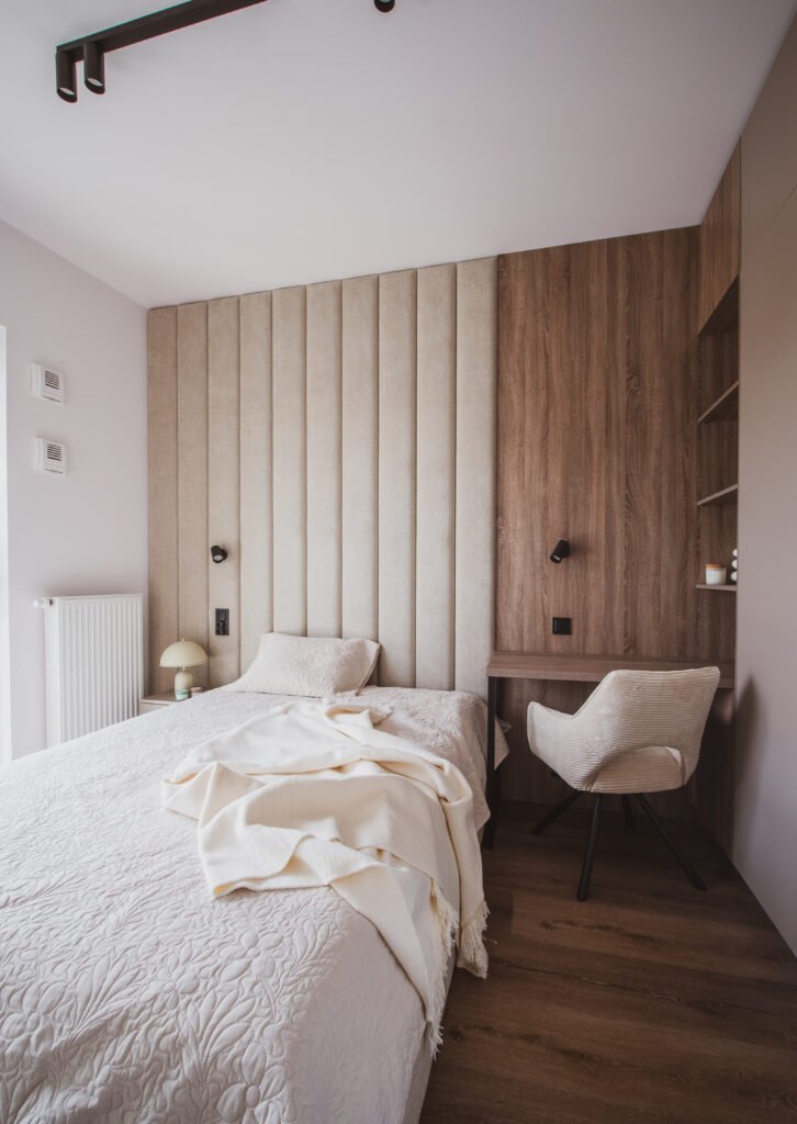 Projekt nowoczesna sypialnia