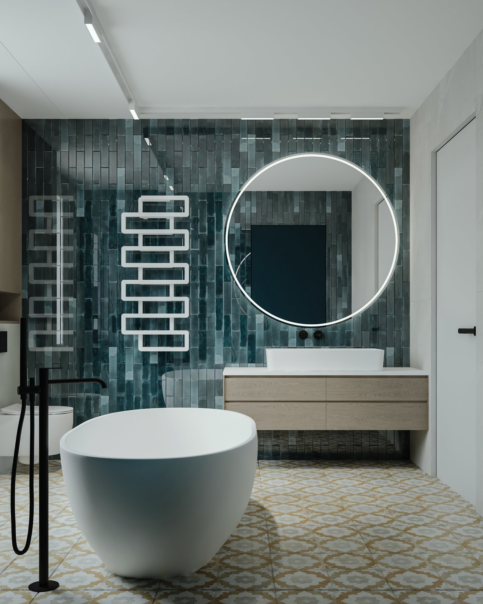 Łazienka duża eklektyczne wnętrze domu