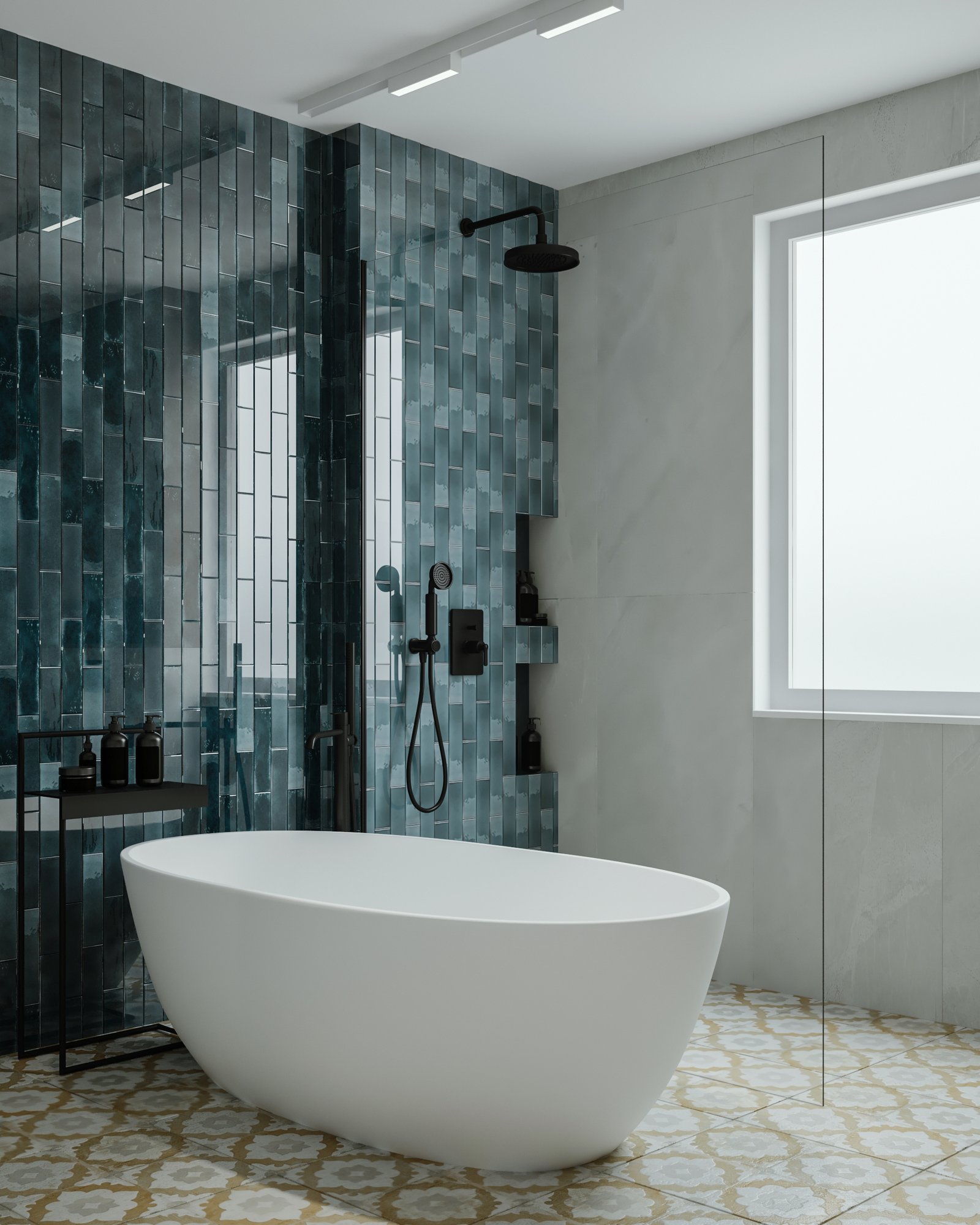 Łazienka duża eklektyczne wnętrze domu