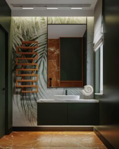 Łazienka eklektyczne wnętrze domu