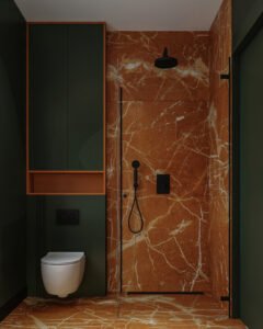 Łazienka eklektyczne wnętrze domu