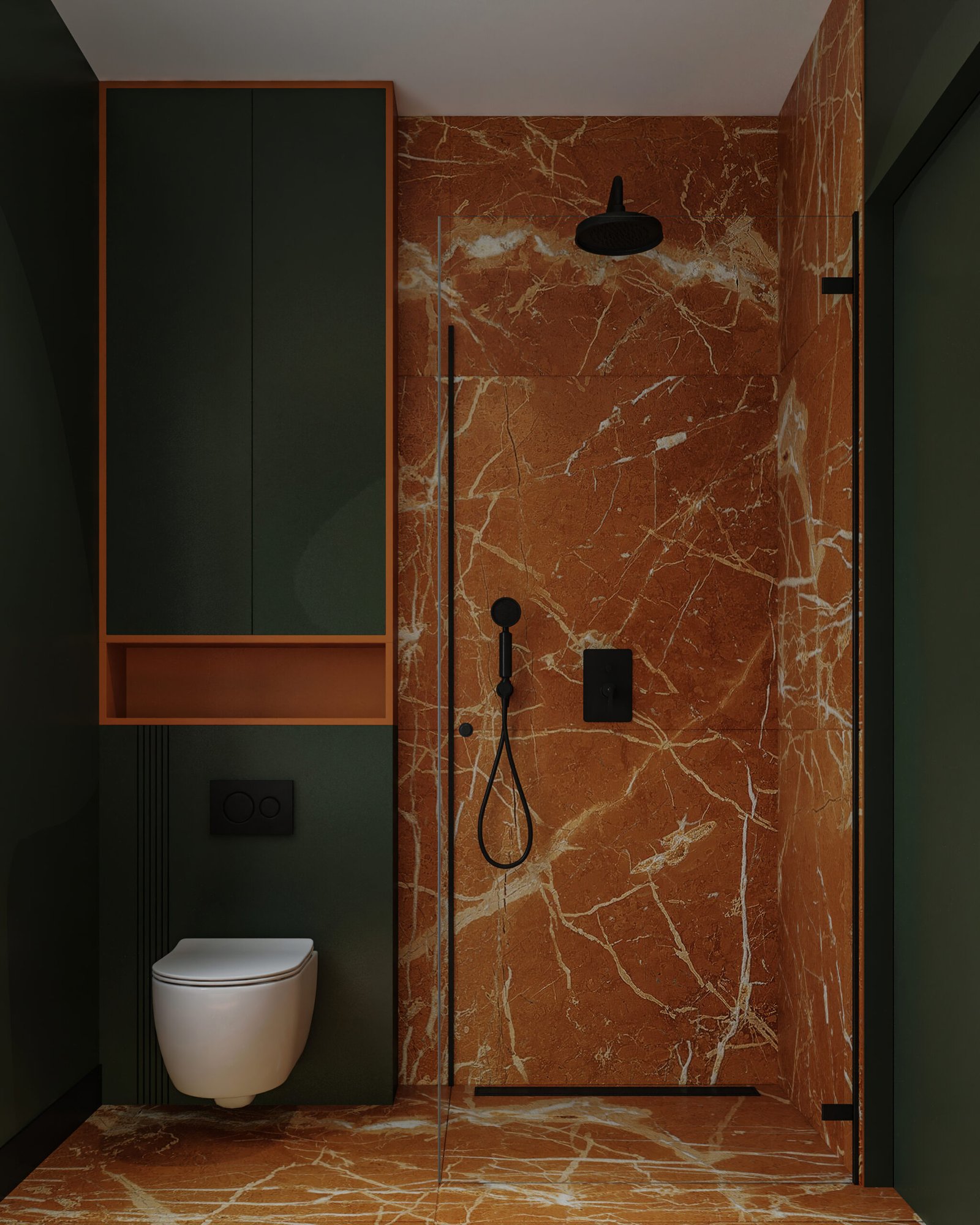 Łazienka eklektyczne wnętrze domu