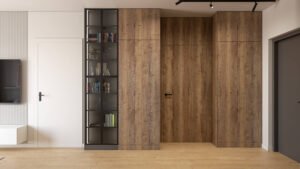 wysoka zabudowa na wymiar w małym mieszkaniu – optymalne wykorzystanie przestrzeni